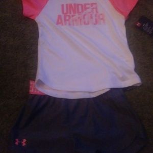 Girls underarmour set